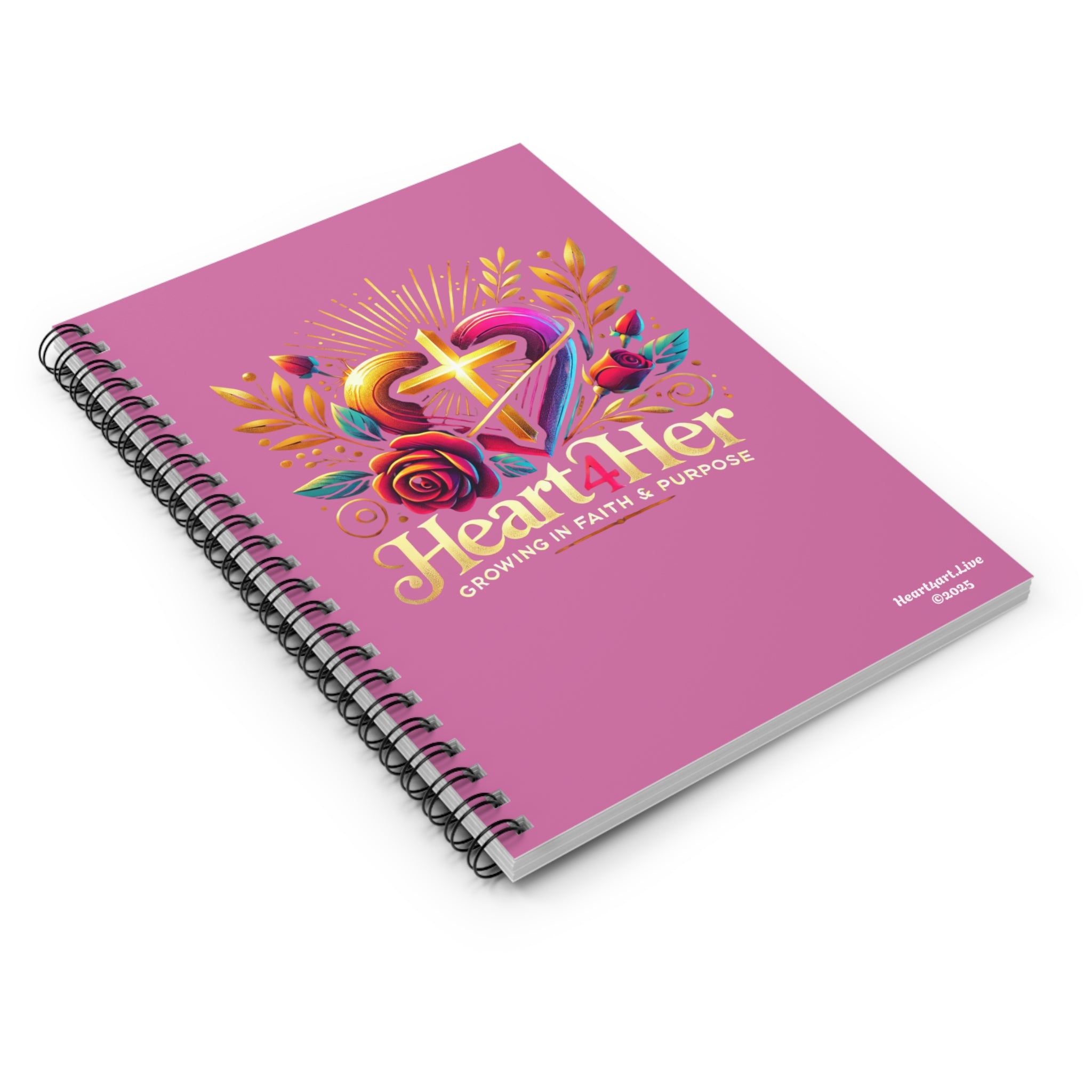 Heart4Her Spiral Notebook - Ruled Line