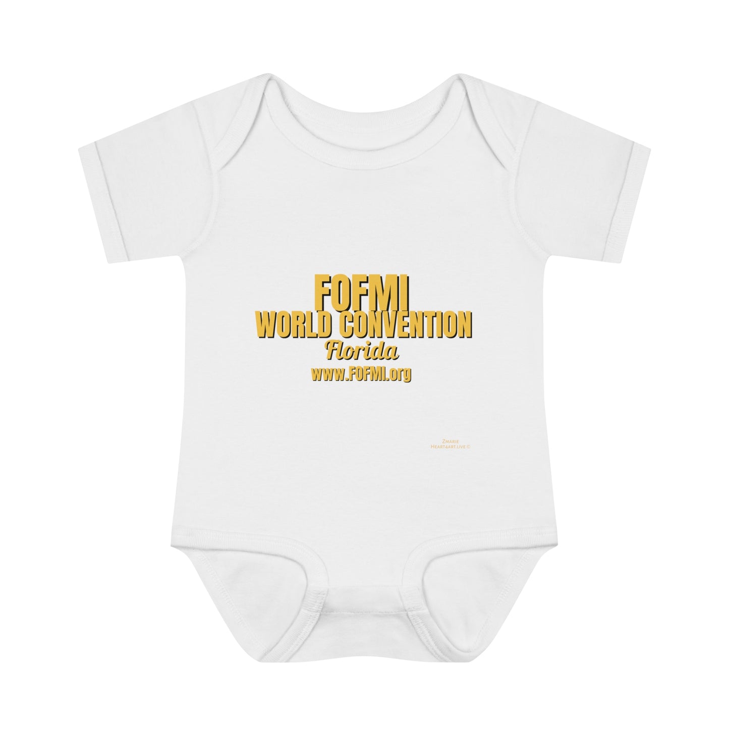 FOFMI WORLD CONVENTION Infant Baby Rib Bodysuit