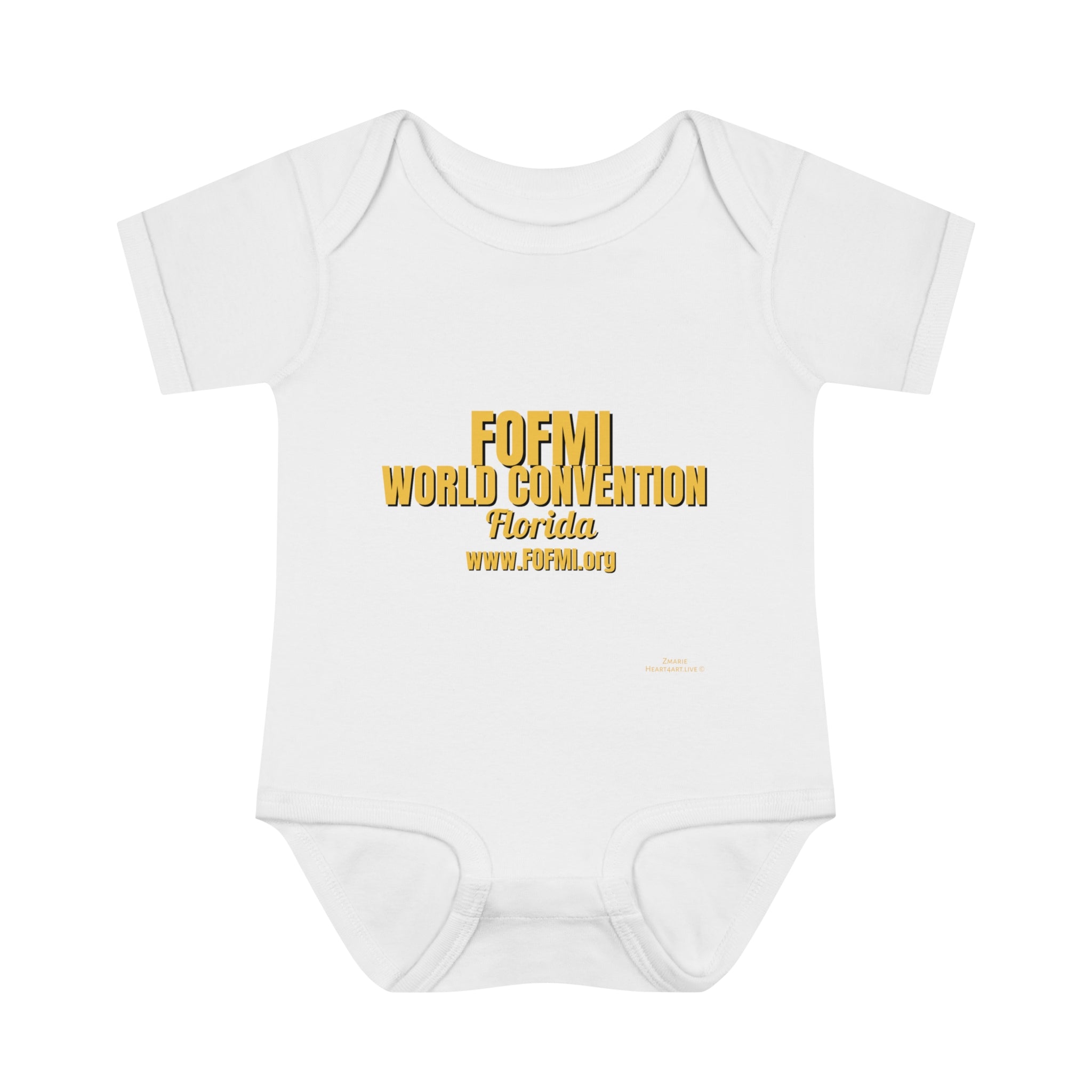 FOFMI WORLD CONVENTION Infant Baby Rib Bodysuit