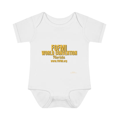 FOFMI WORLD CONVENTION Infant Baby Rib Bodysuit