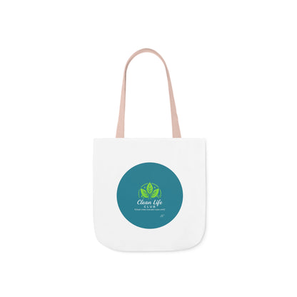 The Clean Life Club Canvas Tote Bag, 5-Color Straps