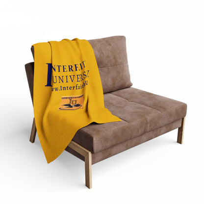 Interfaith University Arctic Fleece Blanket (Gold)