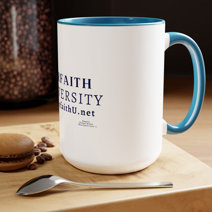 Interfaith University Two-Tone Coffee Mugs, 15oz