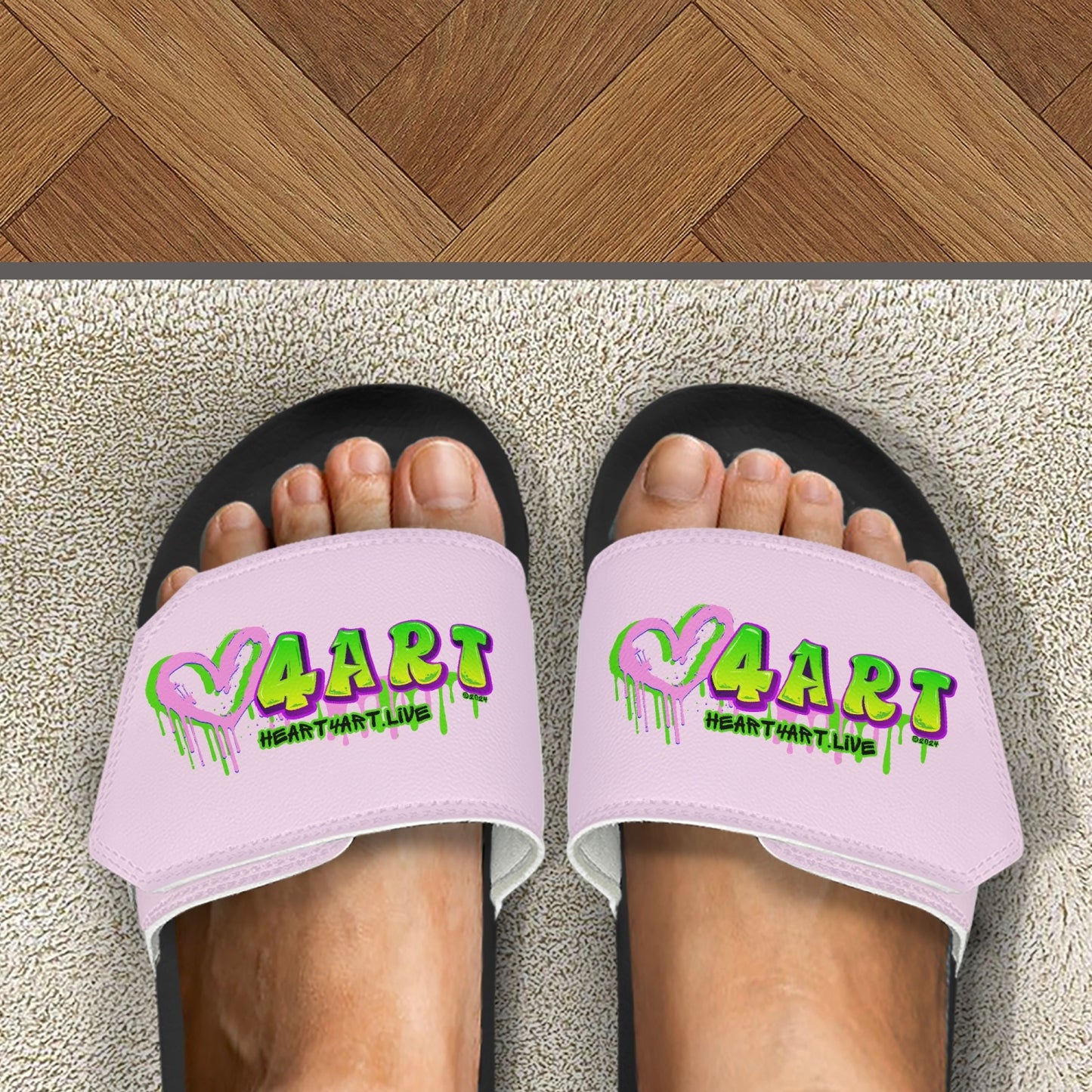 Heart4art Velcro slides