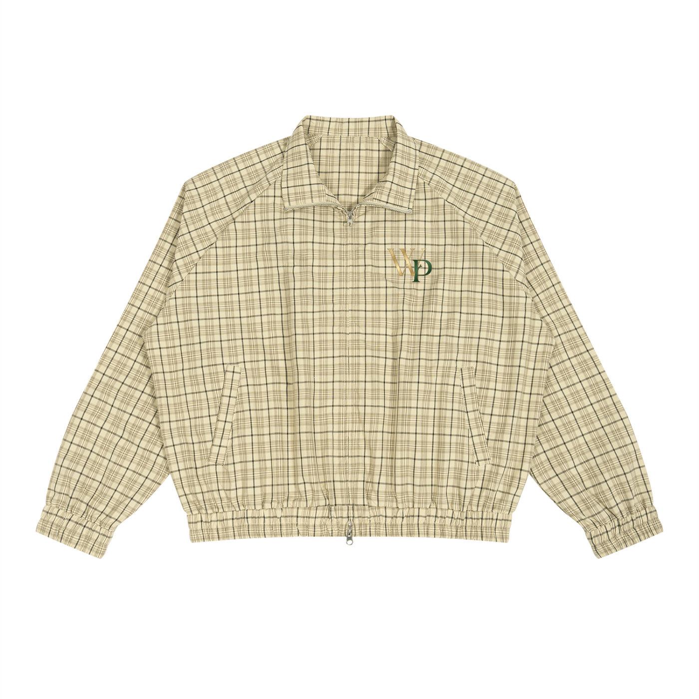 THE GENESIS COLLECTION: THE GARDEN Unisex Plaid Full-Zip Track Jacket