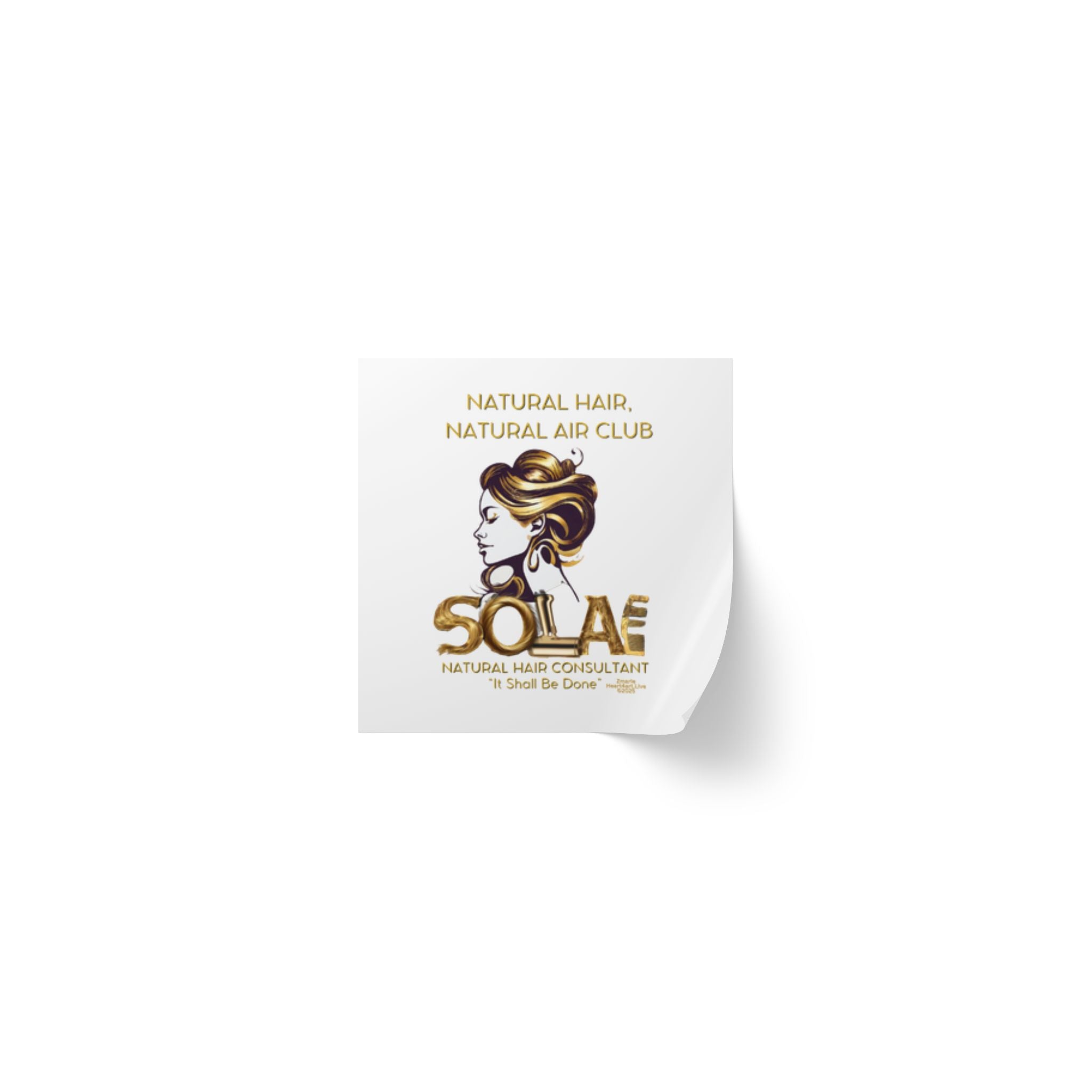 Solae Square Sticker Label Rolls