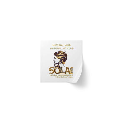 Solae Square Sticker Label Rolls