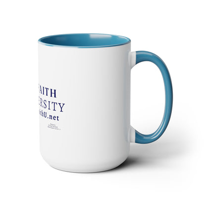 Interfaith University Two-Tone Coffee Mugs, 15oz