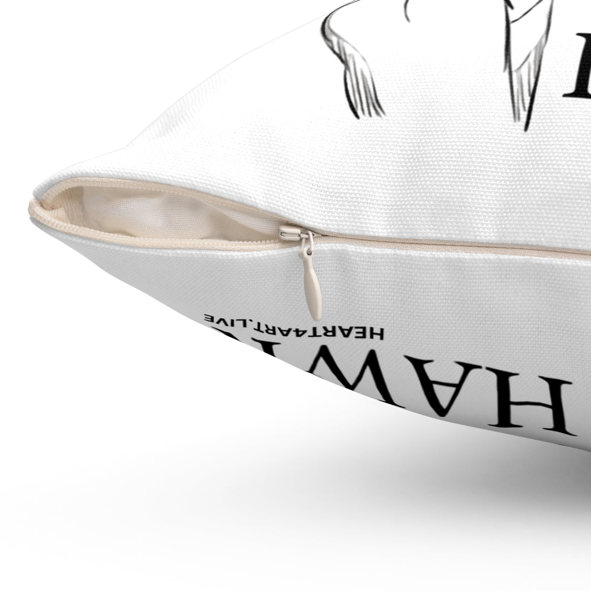 THE HAWK Spun Polyester Square Pillow