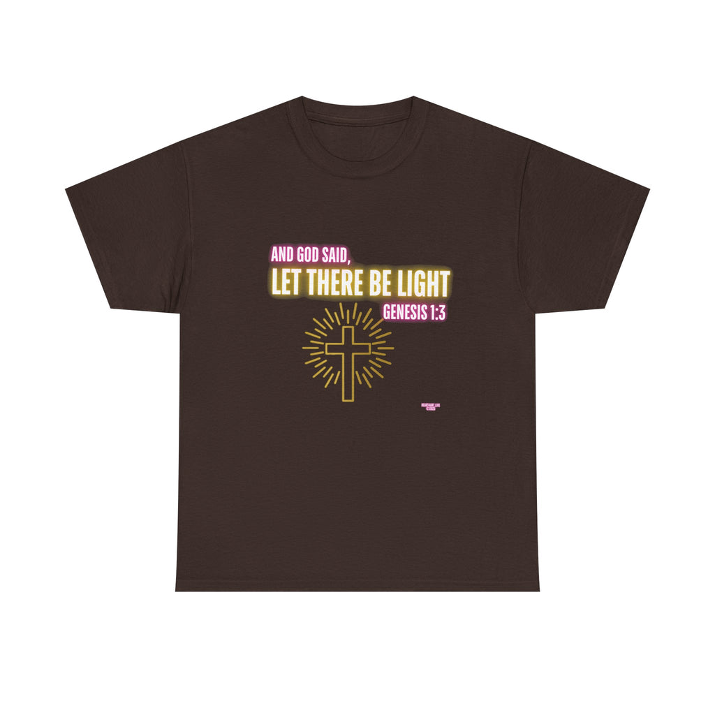 Let There Be Light! Christian Unisex Heavy Cotton Tee