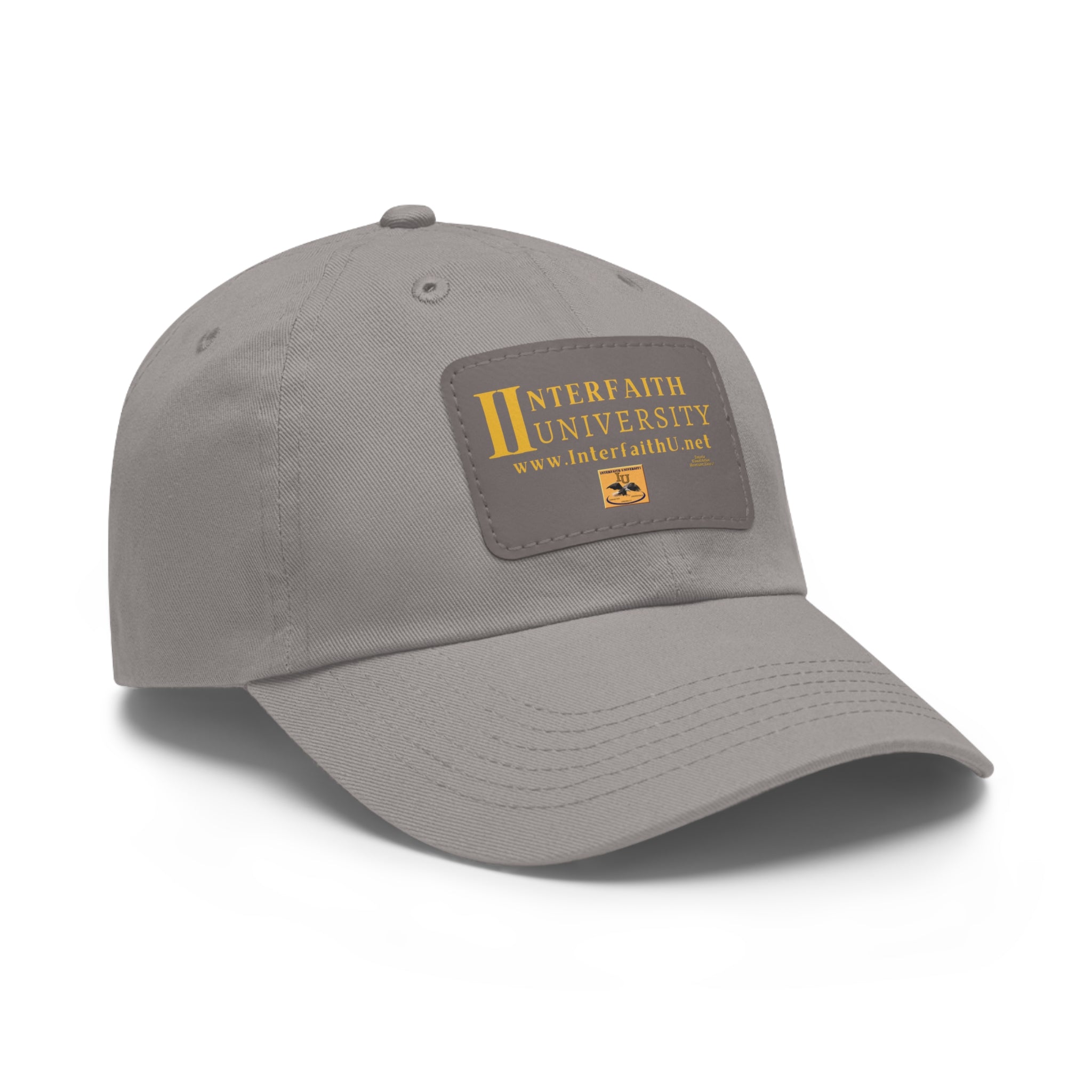 Interfaith University Hat with Leather Patch (Rectangle)