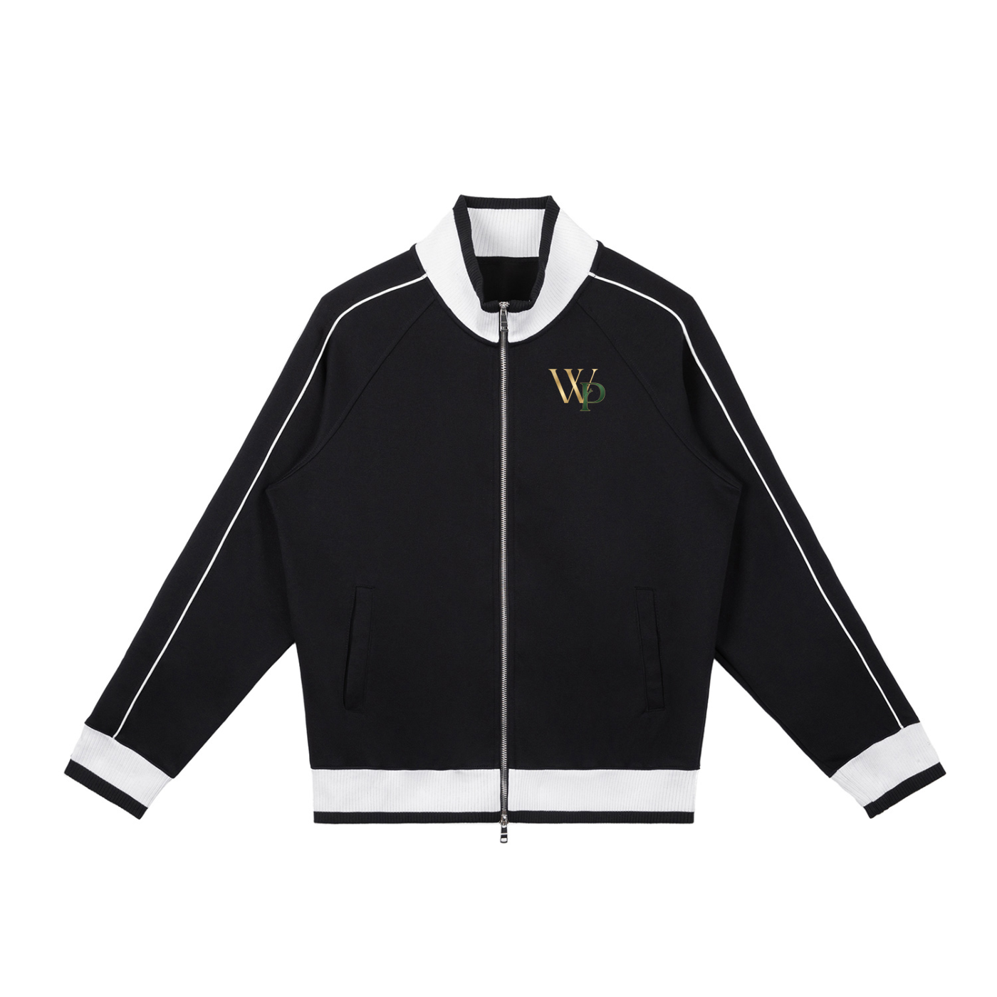 THE GENESIS COLLECTION: THE GARDEN Unisex Color Block Raglan Sleeve Zip Track Jacket