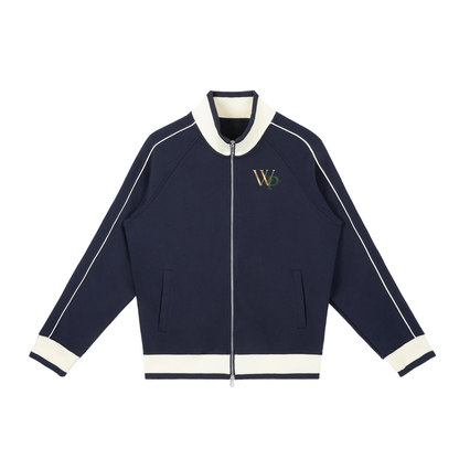 THE GENESIS COLLECTION: THE GARDEN Unisex Color Block Raglan Sleeve Zip Track Jacket