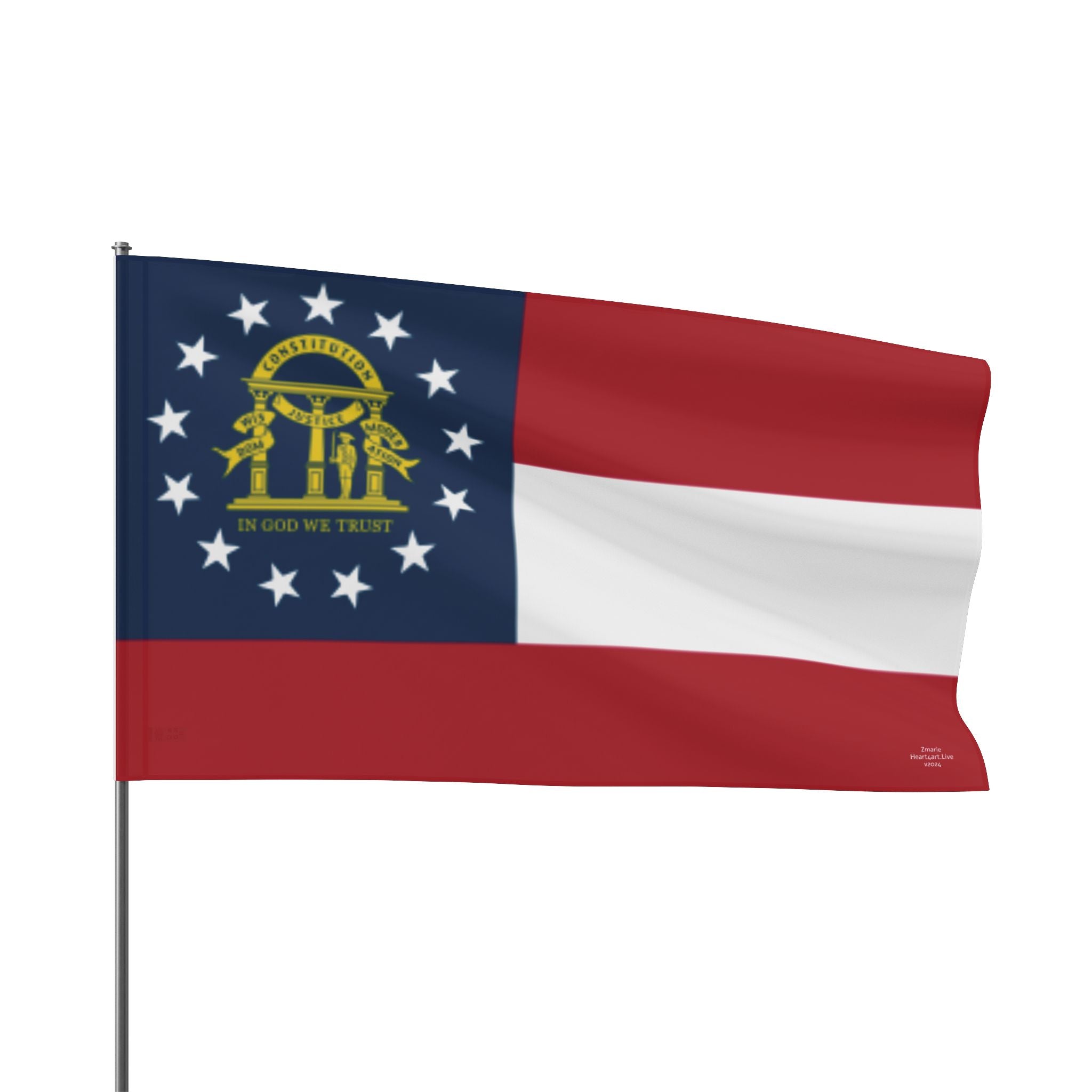 Georgia Flag (18"x 12", 60" x 36)