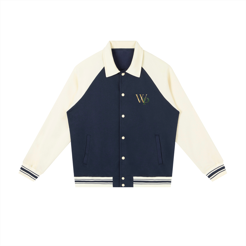 THE GENESIS COLLECTION: THE GARDEN Unisex Contrast Raglan Sleeve Baseball Jacket