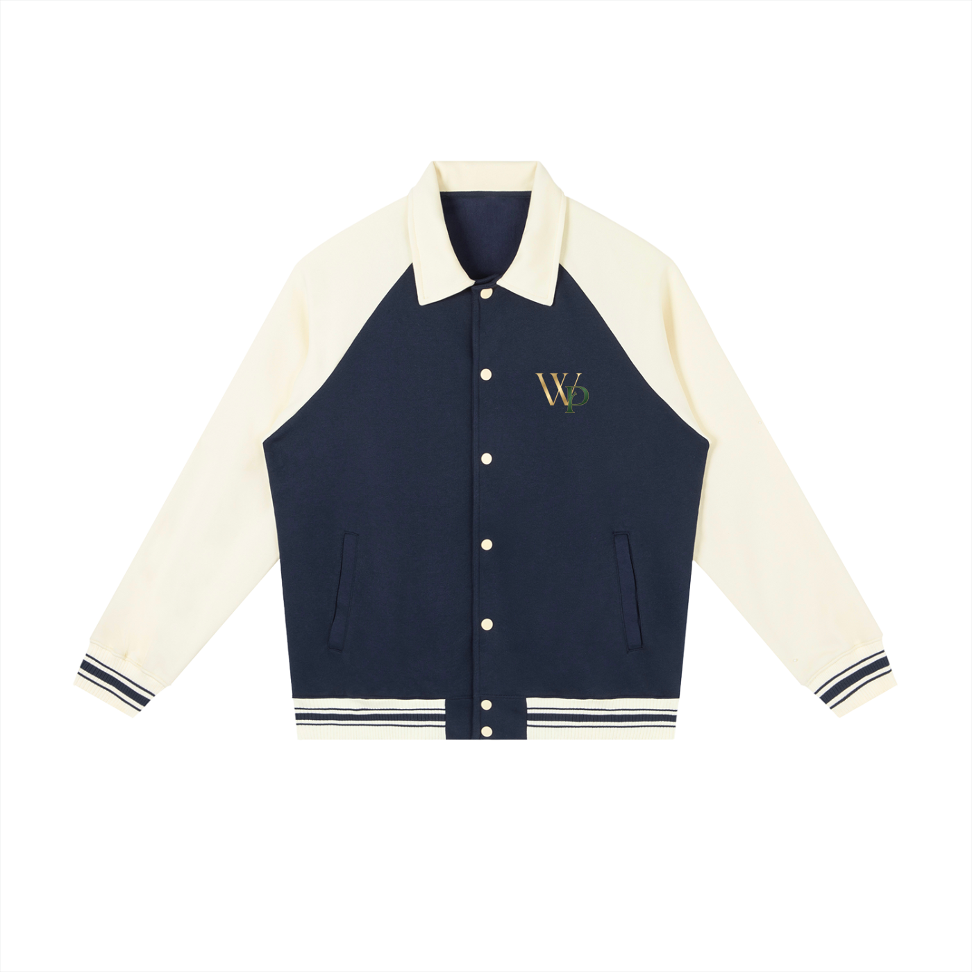 THE GENESIS COLLECTION: THE GARDEN Unisex Contrast Raglan Sleeve Baseball Jacket