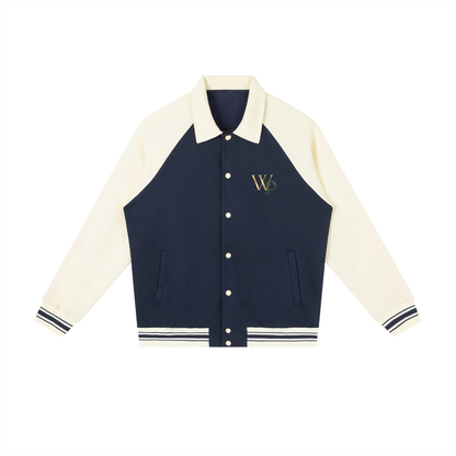 THE GENESIS COLLECTION: THE GARDEN Unisex Contrast Raglan Sleeve Baseball Jacket