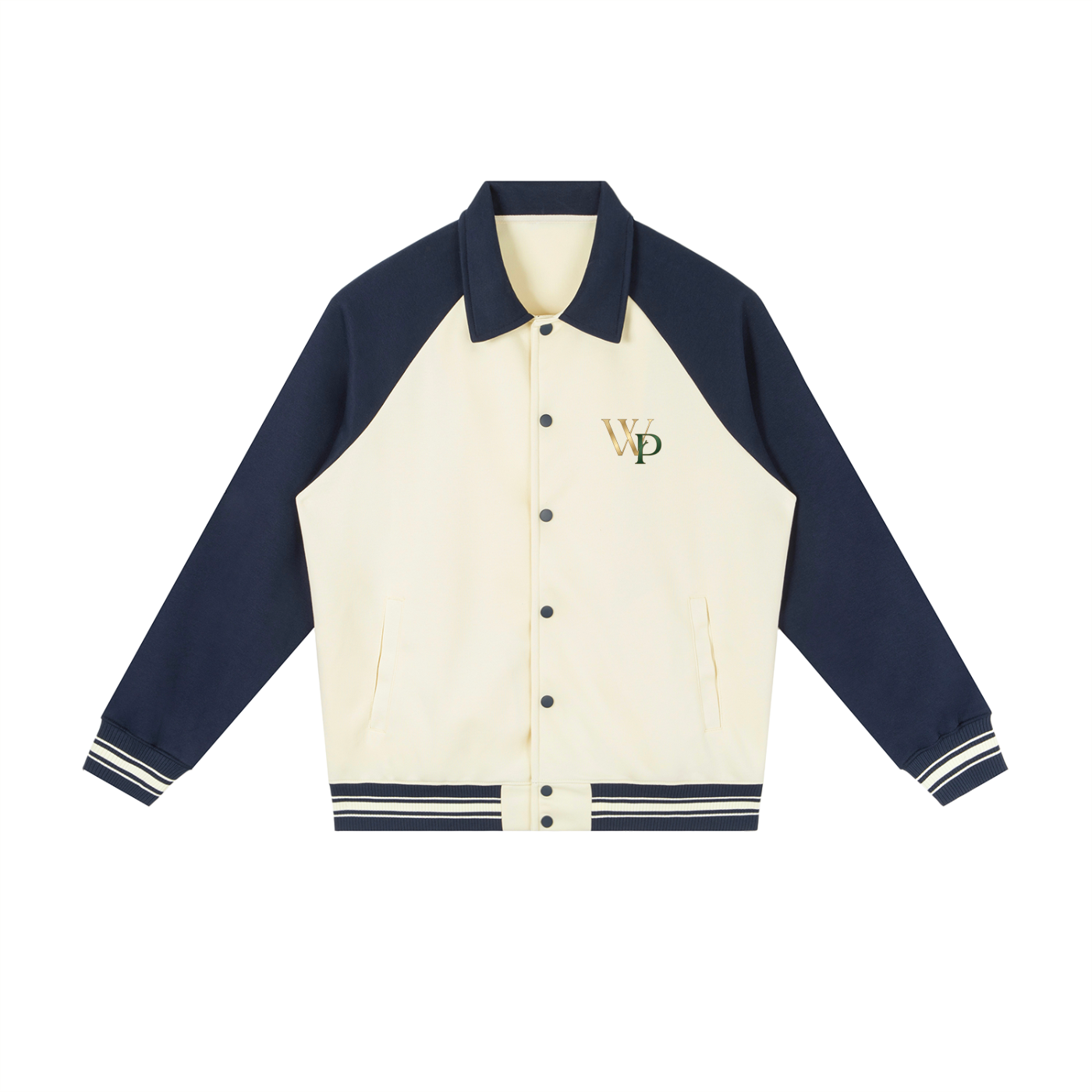 THE GENESIS COLLECTION: THE GARDEN Unisex Contrast Raglan Sleeve Baseball Jacket