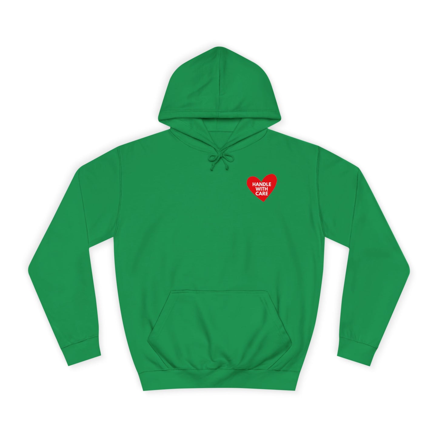 HANDLE WITH CARE Unisex College Hoodie