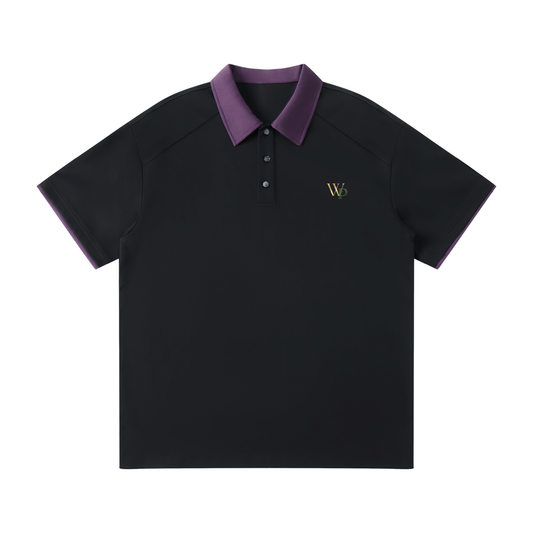 THE GENESIS COLLECTION: GARDEN Unisex Contrast Collar Raglan Polo Shirt