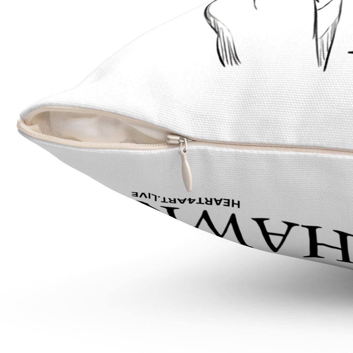 THE HAWK Spun Polyester Square Pillow