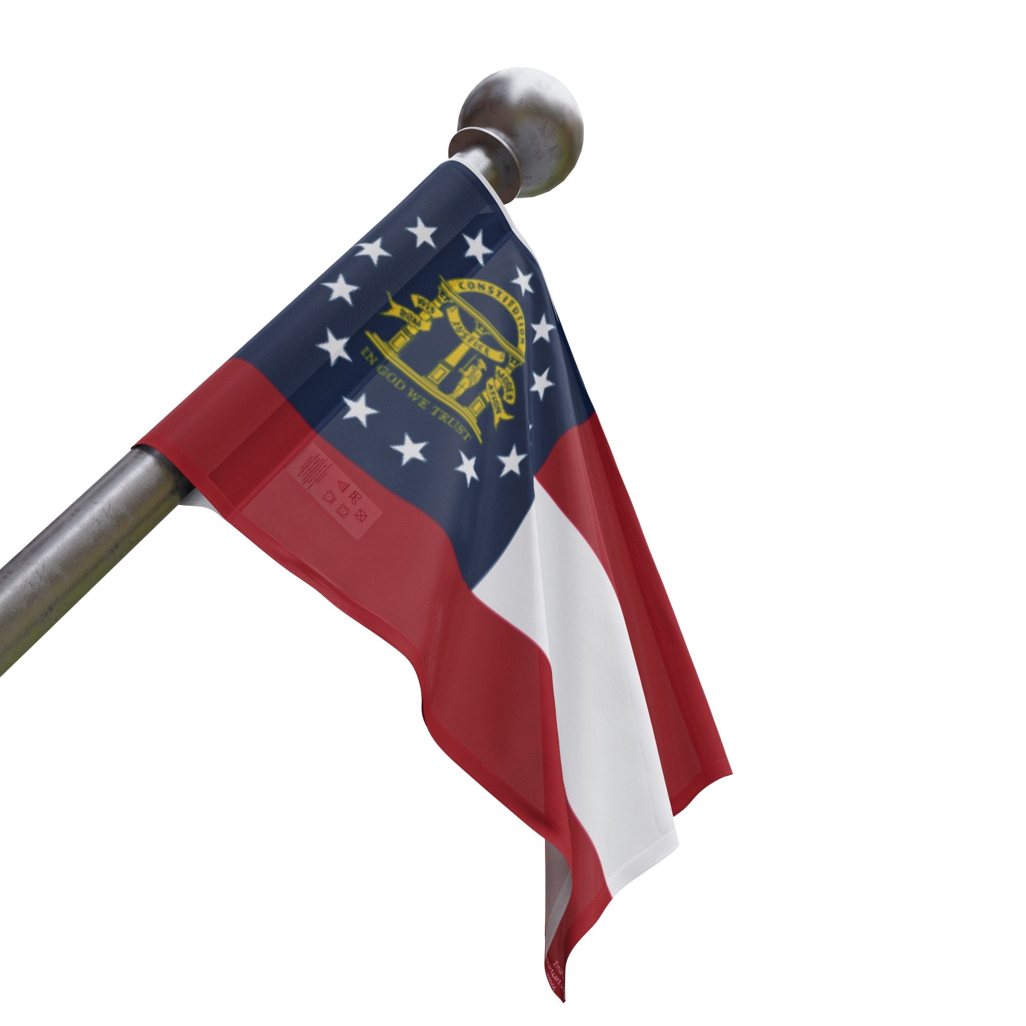 Georgia Flag (18"x 12", 60" x 36)