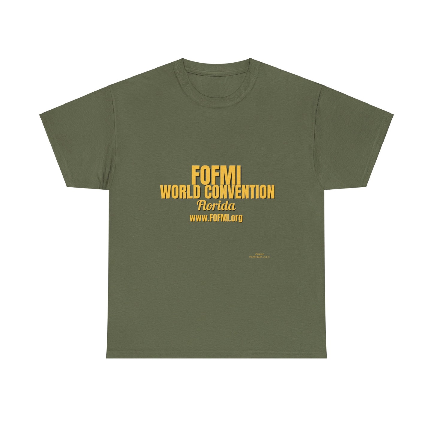 FOFMI WORLD CONVENTION Unisex Heavy Cotton Tee