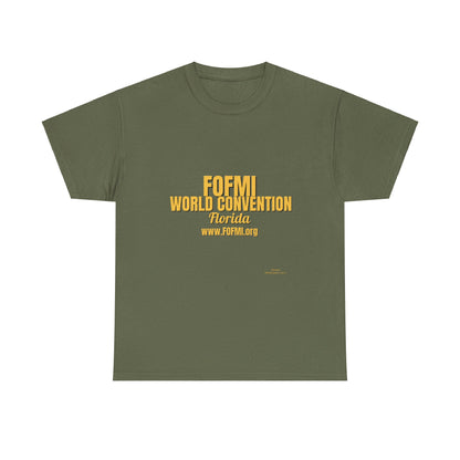 FOFMI WORLD CONVENTION Unisex Heavy Cotton Tee