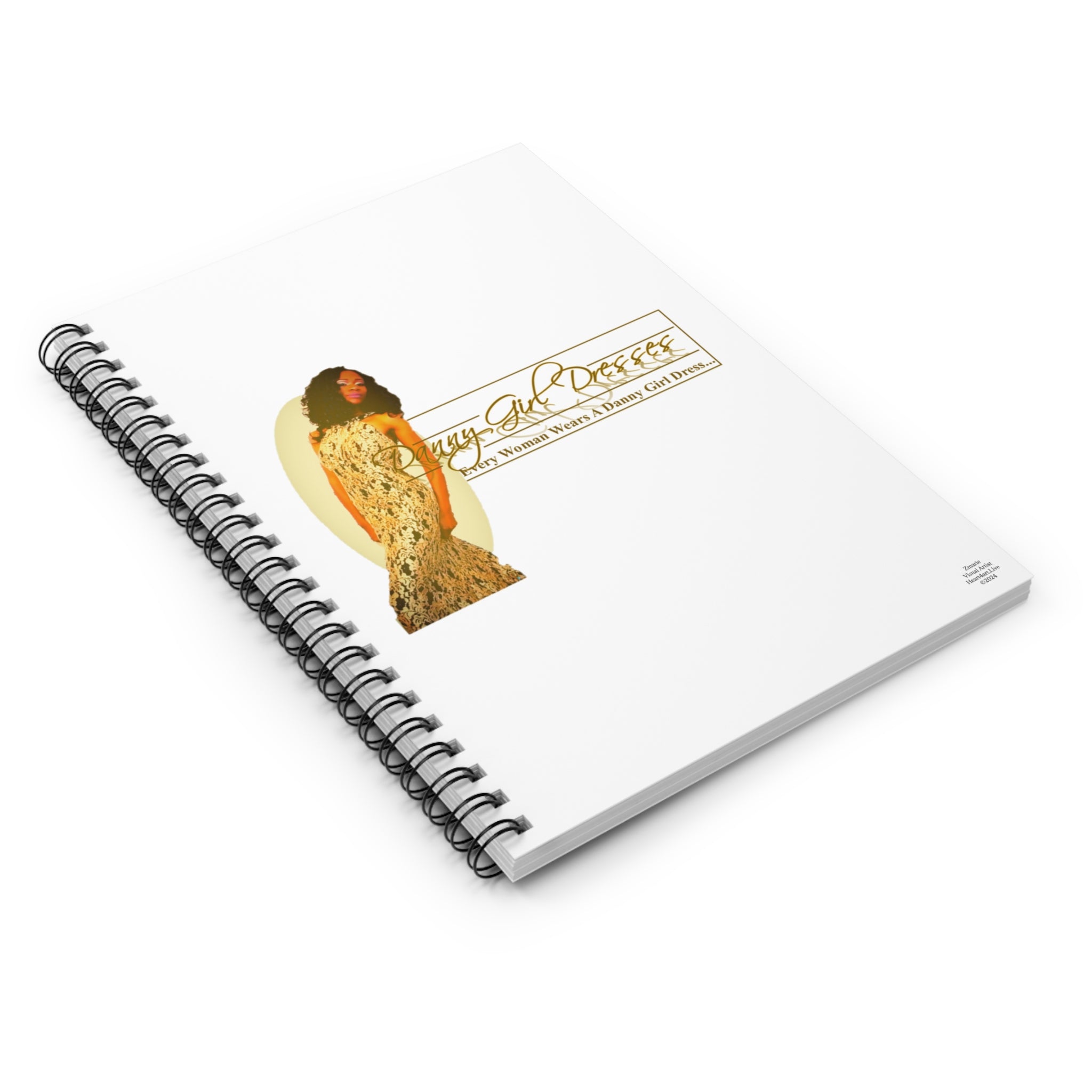Danny Girl Dresses Spiral Notebook - Ruled Line