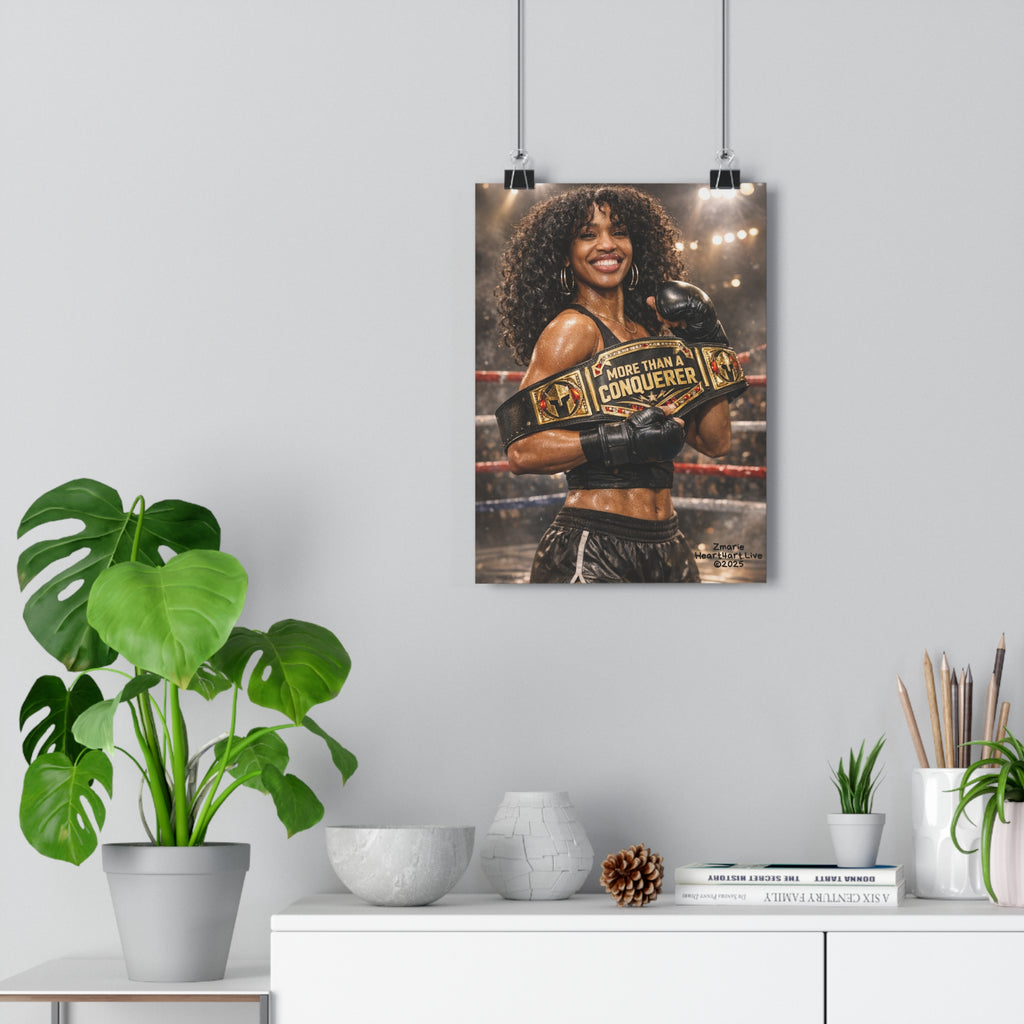 MORE THAN CONQUERER Giclée Art Print