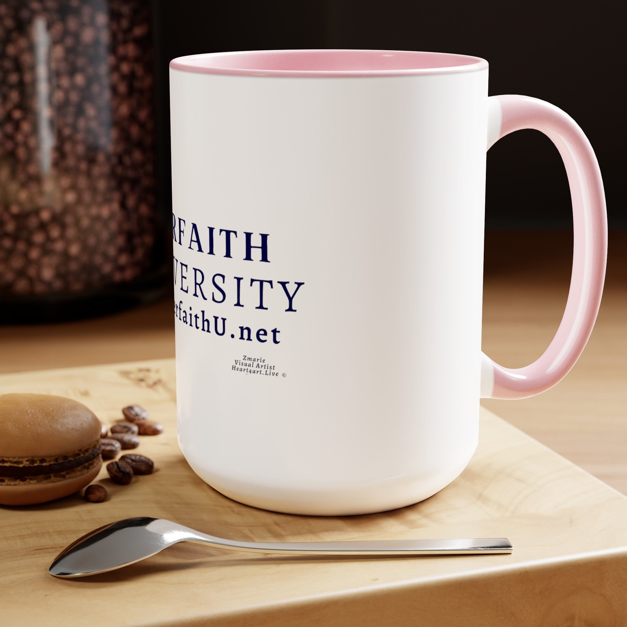 Interfaith University Two-Tone Coffee Mugs, 15oz