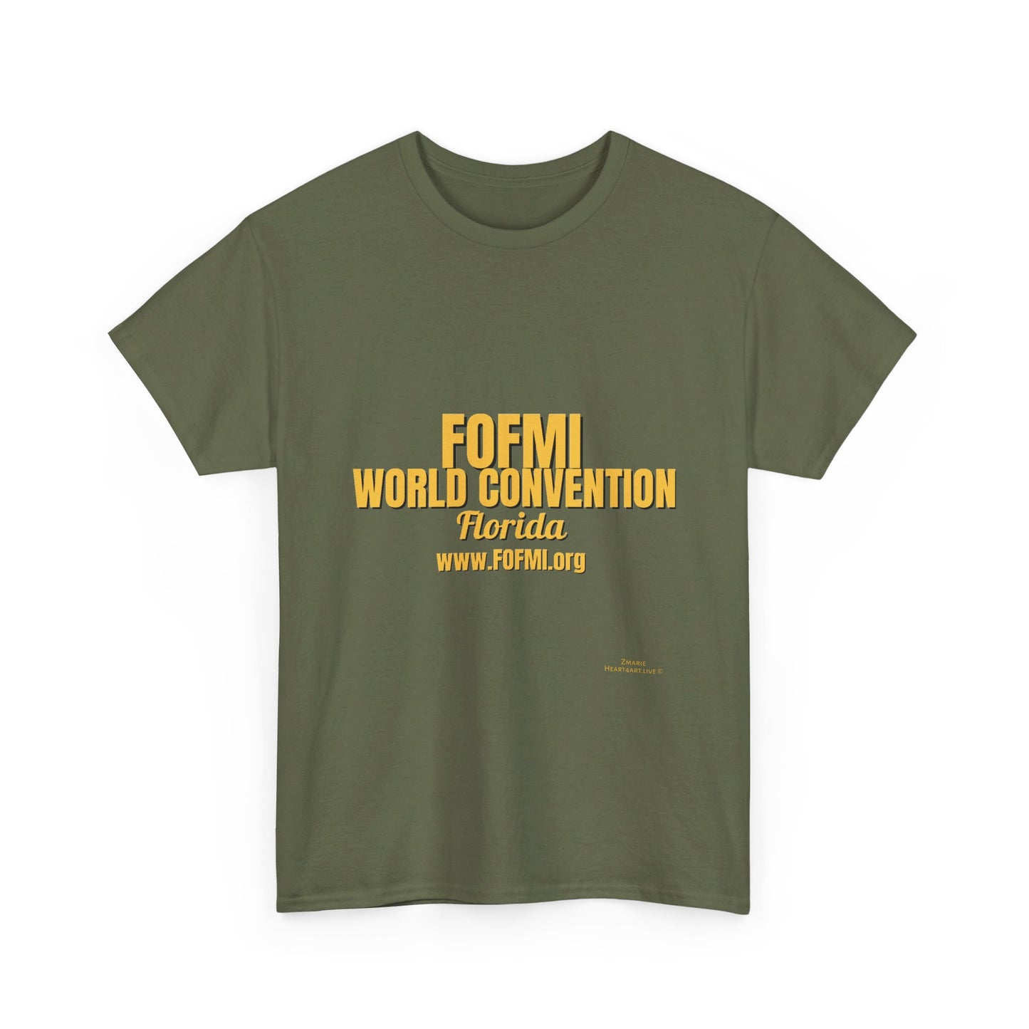 FOFMI WORLD CONVENTION Unisex Heavy Cotton Tee