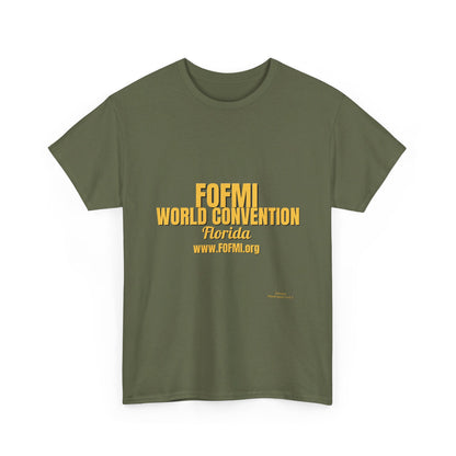 FOFMI WORLD CONVENTION Unisex Heavy Cotton Tee