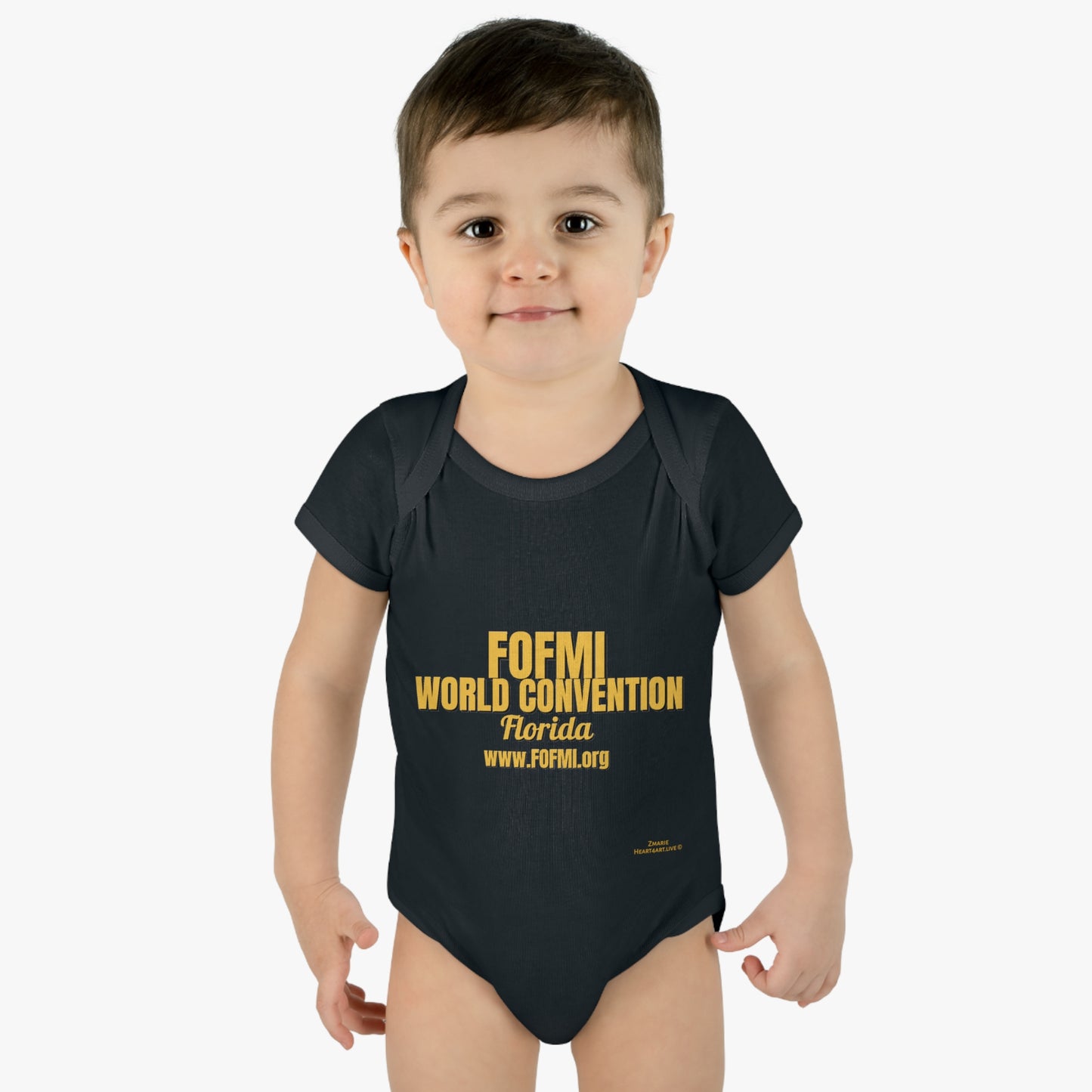 FOFMI WORLD CONVENTION Infant Baby Rib Bodysuit