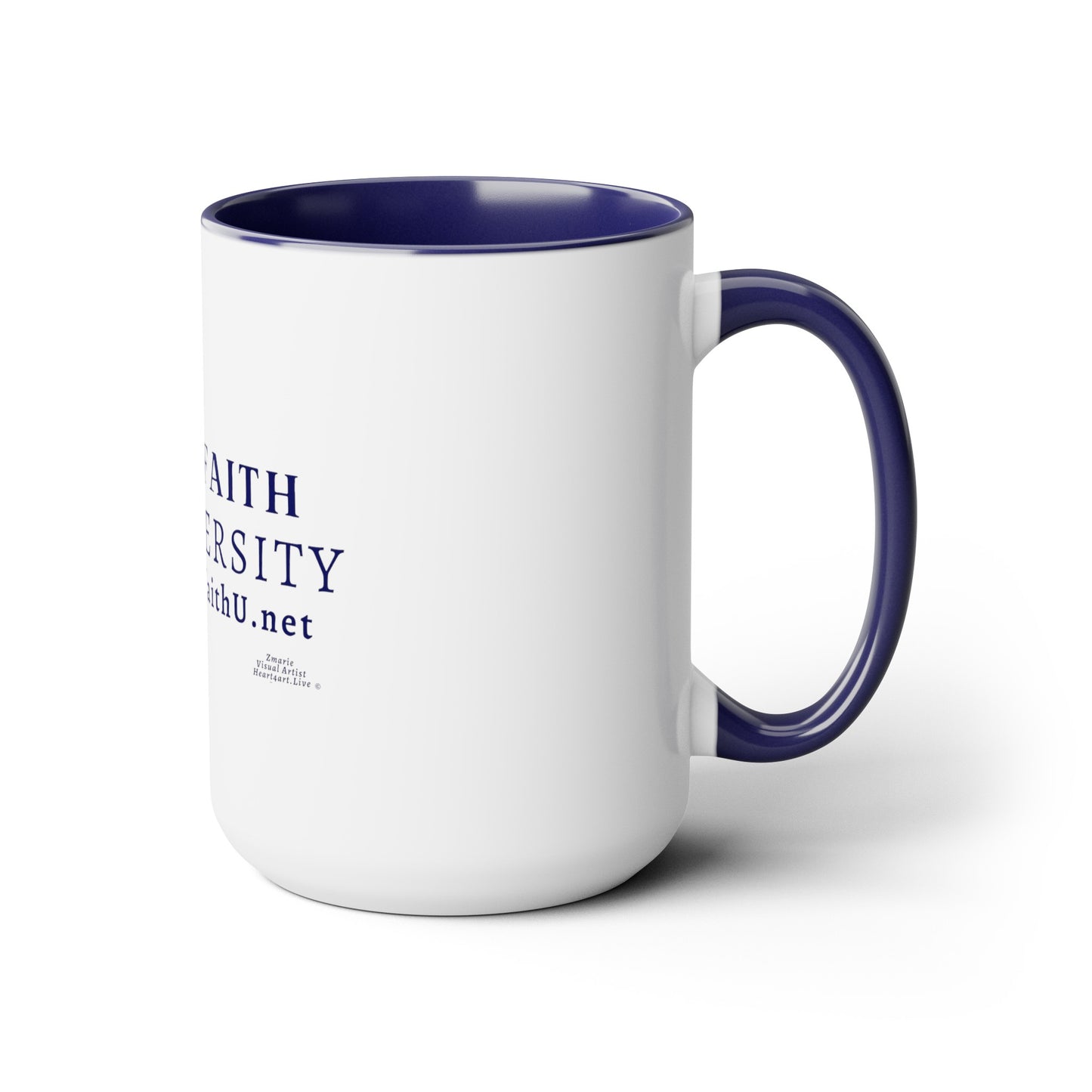 Interfaith University Two-Tone Coffee Mugs, 15oz