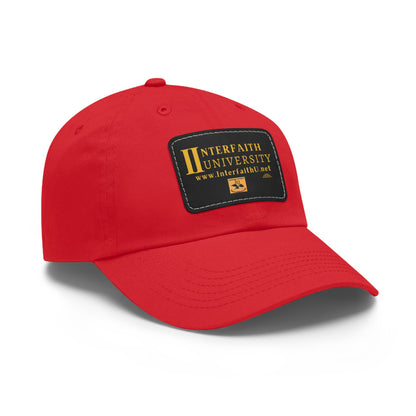 Interfaith University Hat with Leather Patch (Rectangle)