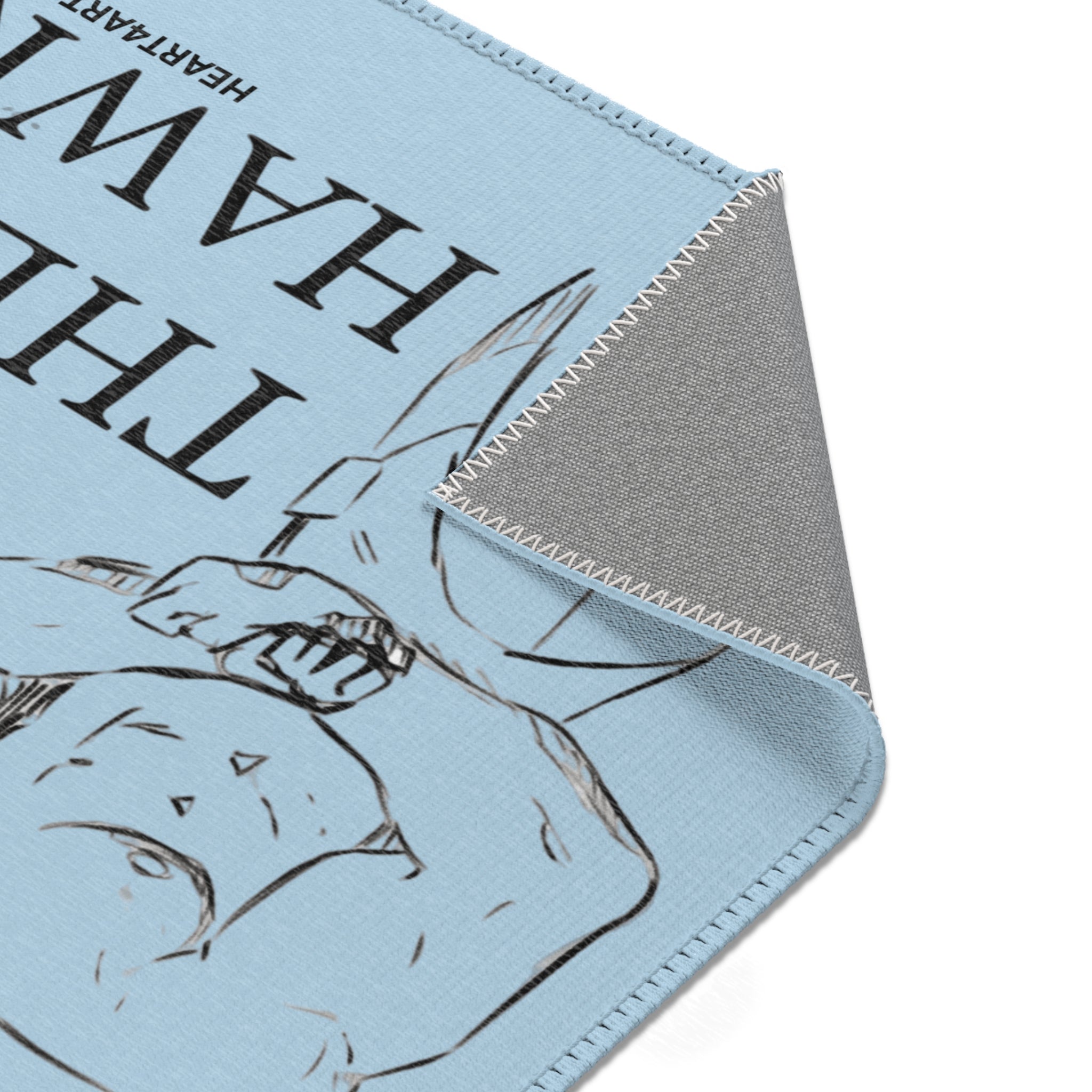 THE HAWK Area Rugs (Light Blue)