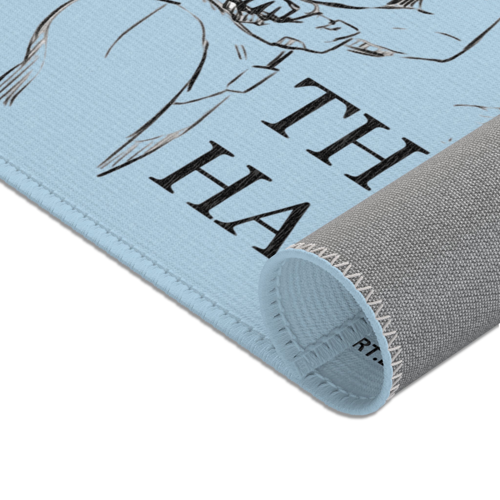 THE HAWK Area Rugs (Light Blue)