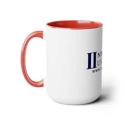Interfaith University Two-Tone Coffee Mugs, 15oz
