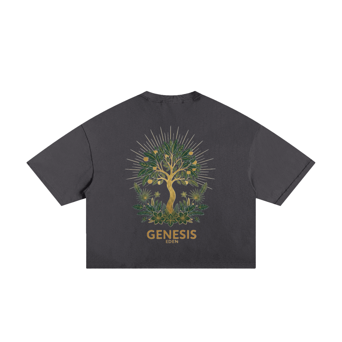 THE GENESIS COLLECTION: GARDEN Unisex Classic Frayed Boxy Tee