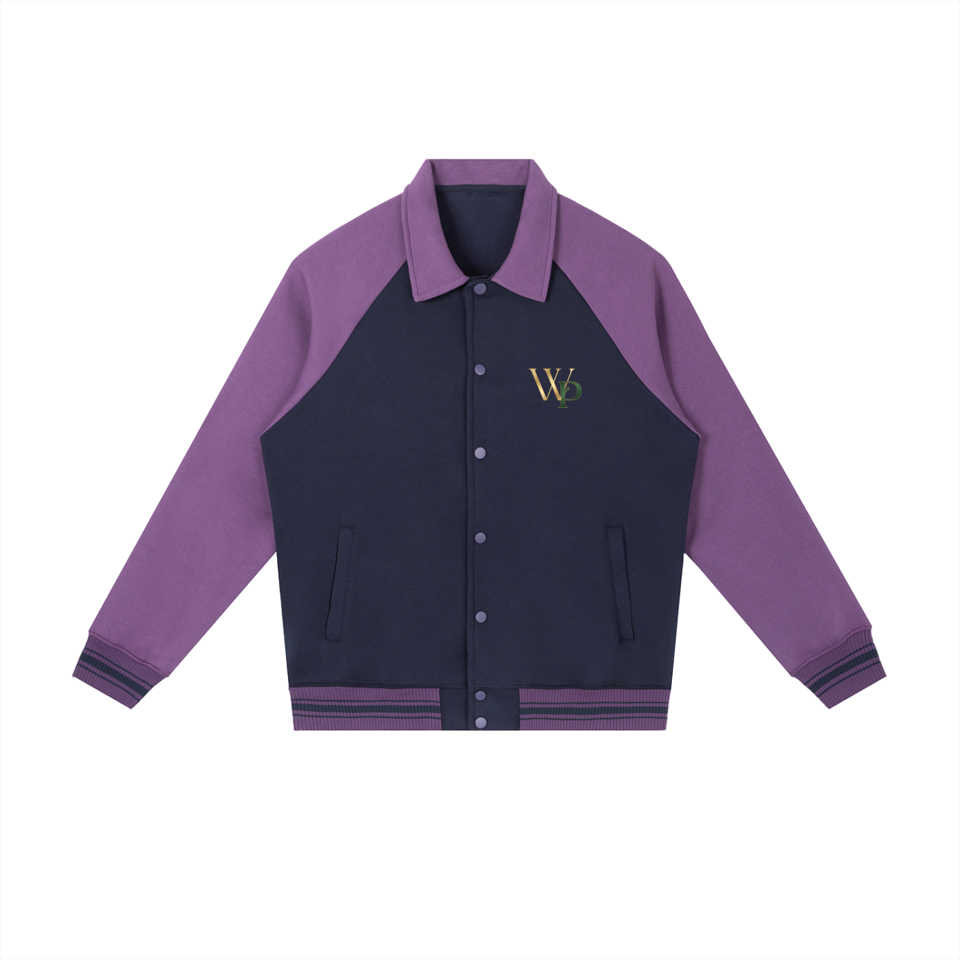 THE GENESIS COLLECTION: THE GARDEN Unisex Contrast Raglan Sleeve Baseball Jacket