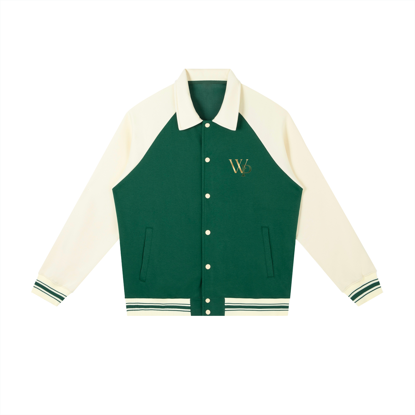 THE GENESIS COLLECTION: THE GARDEN Unisex Contrast Raglan Sleeve Baseball Jacket