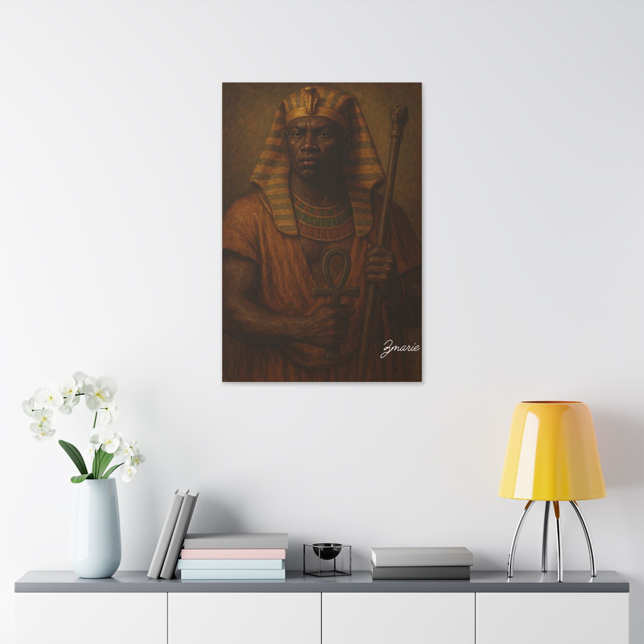 Pharaoh Shabaka 24 inch x 36inch Classic Stretched Canvas