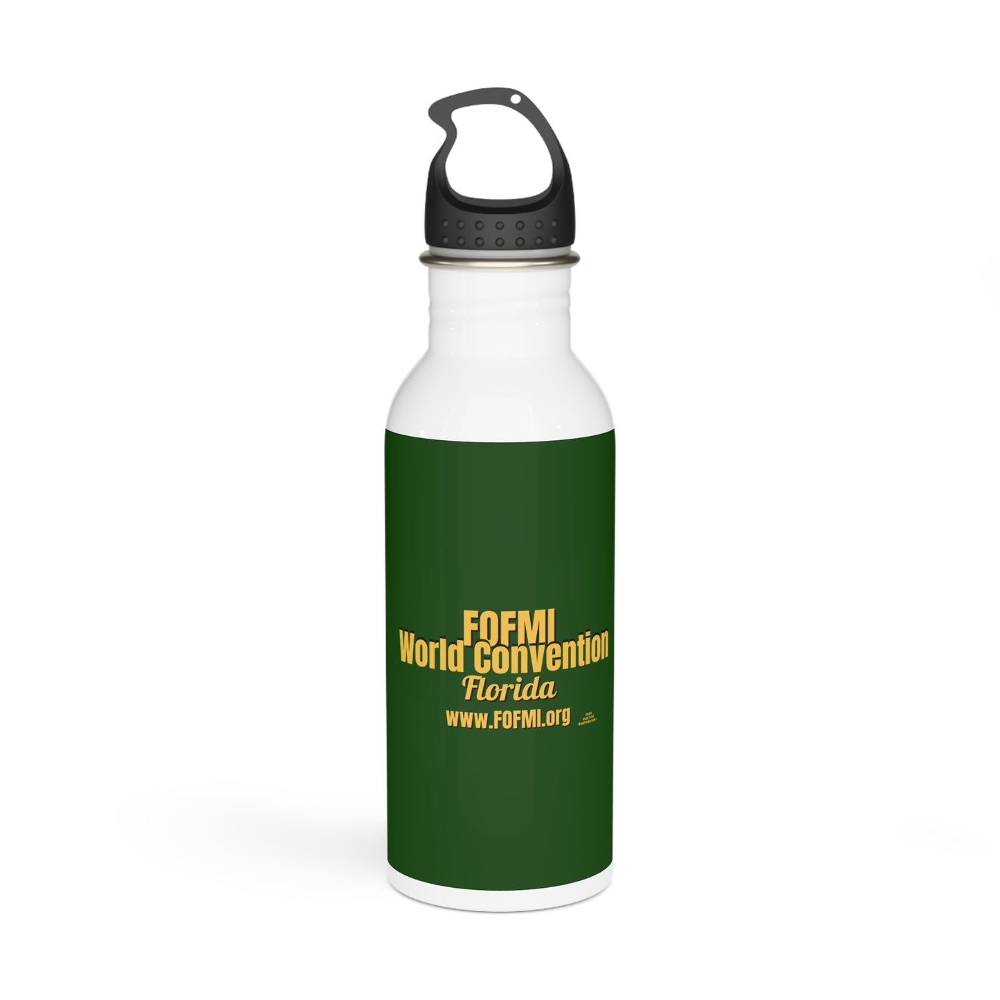 FOFMI WORLD CONVENTION Stainless Steel Water Bottle (Green)