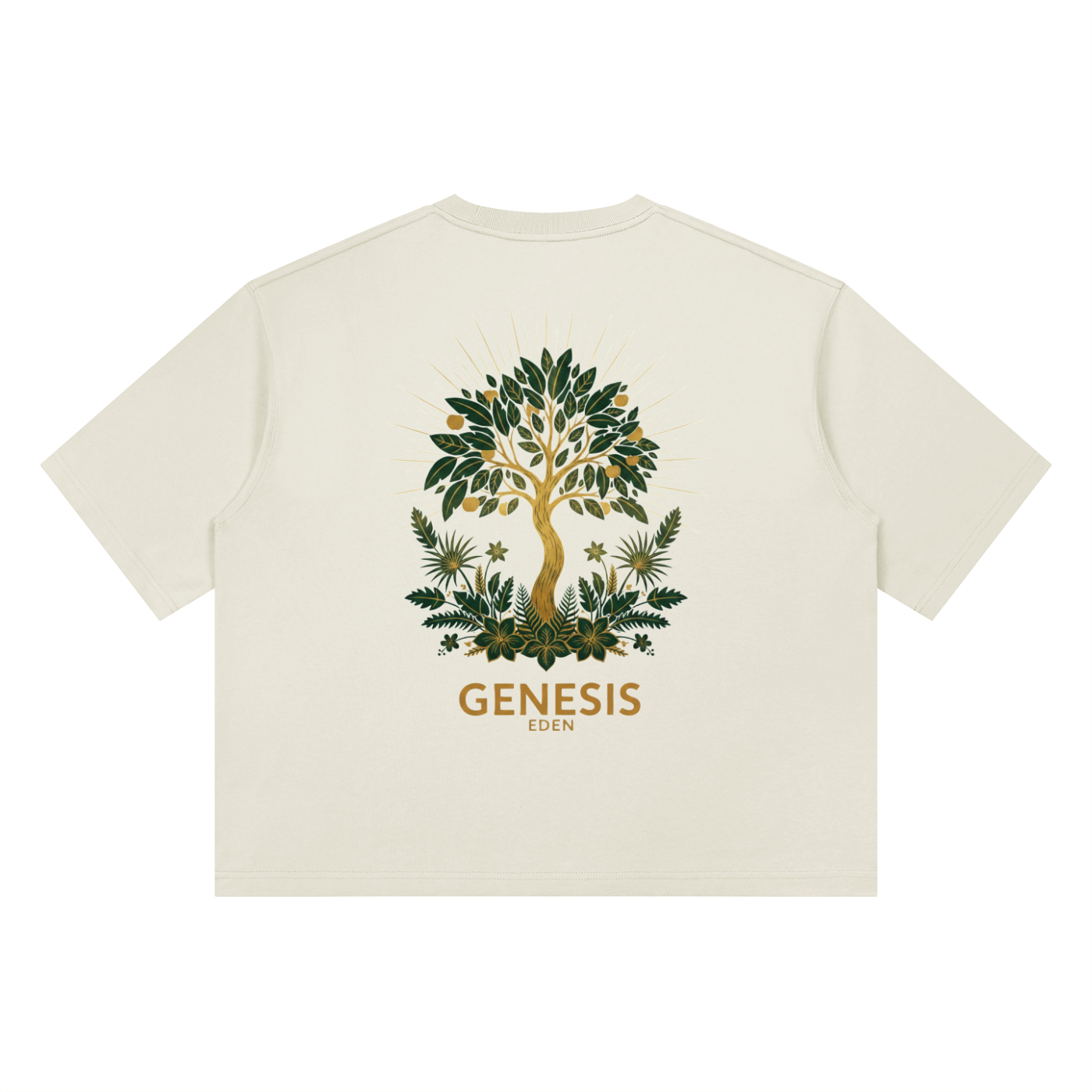 THE GENESIS COLLECTION: GARDEN Unisex Heavyweight Boxy T-Shirt