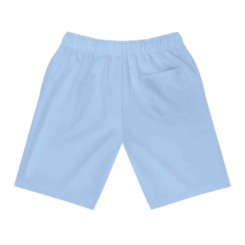 THE HAWK Athletic Long Shorts (Light Blue)