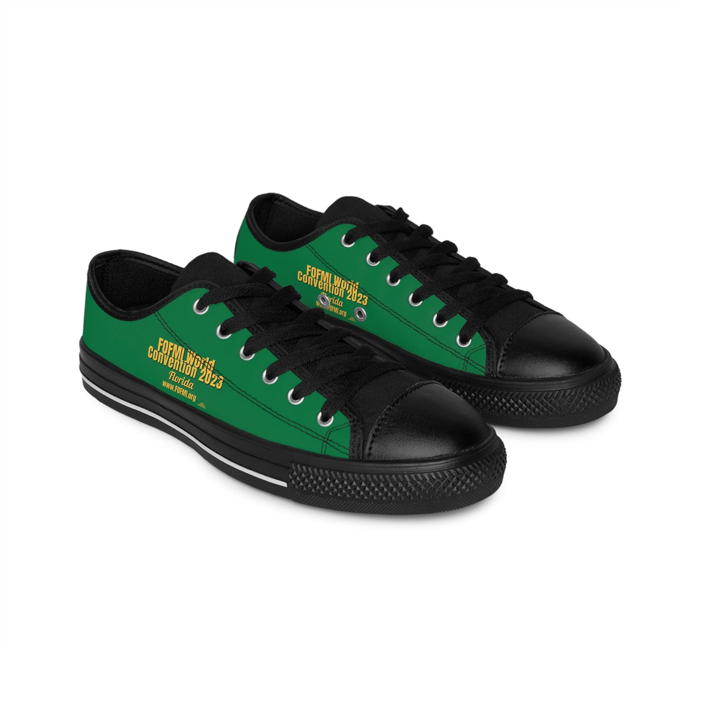 FOFMI WORLD CONVENTION 2023 Men's Sneakers (Green)