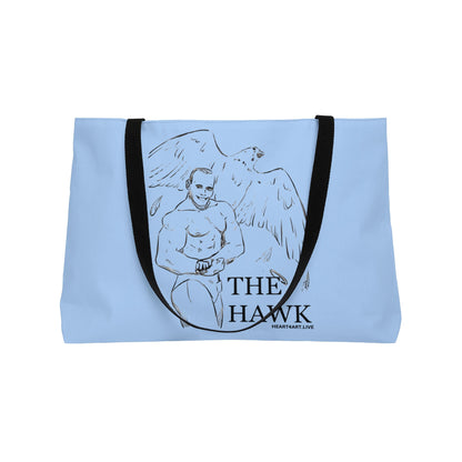 THE HAWK Weekender Tote Bag (Light Blue)