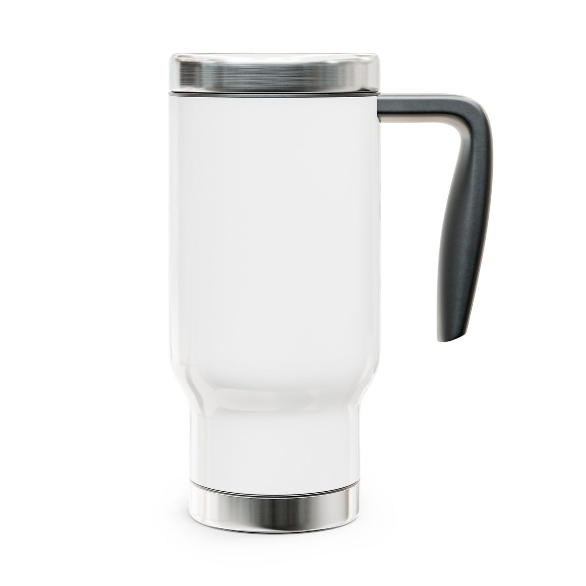 COTLG Jewel Dominion and Interfaith University Stainless Steel Travel Mug with Handle, 14oz
