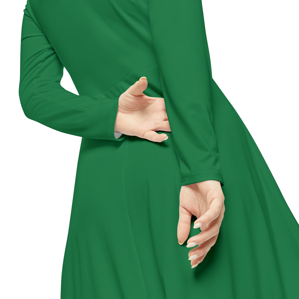 FOFMI WORLD CONVENTION 2023 Women's Long Sleeve Dress (Green)